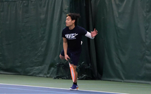 Li En Tan Playing Tennis