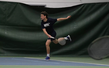 Antonio Ayerbe Streubel playing tennis