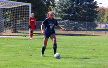 Julia Laufenberg playing soccer