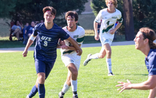 Robin Lemke-Bergseth playing soccer
