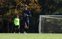 Adam Knaze playing soccer