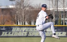 Zane Danielson pitching at UIS