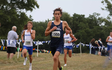 Charlie Borlin running cross country