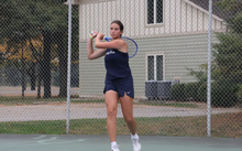 Ema Norma Bordean playing tennis
