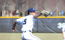 #9 Seth Masters pitching