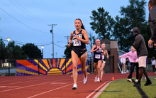 Madelyn Miller-Ross running outdoor track