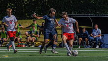 Alejandro Rojas playing soccer at UIS
