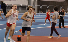 Dom Cantarini running at Lewis Invite