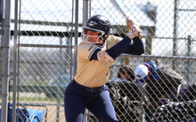 Ella Brinkley batting 