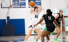 Libby Blythe playing basketball