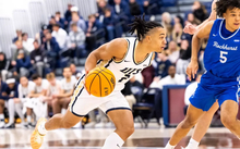 Jordan Rice playing basketball