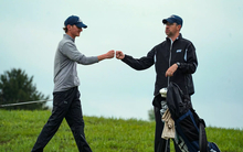 Brady Wilson and Coach Leotta fist bump