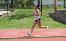 Lillian Buzani racing outdoor track