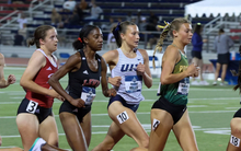Maddie Miller running outdoor track