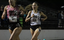 Maddie Miller racing outdoor track
