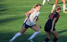 Kalli Drexler playing soccer