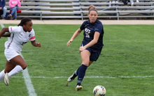 Katelynn Ward playing soccer