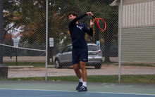 Lukas Pieringer playing tennis