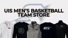 UIS Men's Basktball Team Store, images of gear for sale like jackets and quarterzips