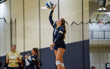 Madison Siefken playing volleyball