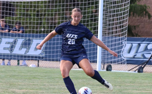 Makenna Yeager playing soccer