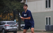Miran Todorovic playing tennis