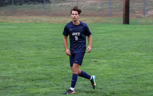 Robin Lemke Bergseth playing soccer