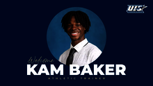 Welcome Kam Baker, Athletic Trainer, Kam's headshot