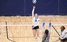 Makenna Cox outside hitter playing volleyball