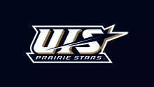 UIS Prairie Stars logo on blue background