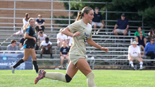 Autumn Diduch playing soccer at UIS
