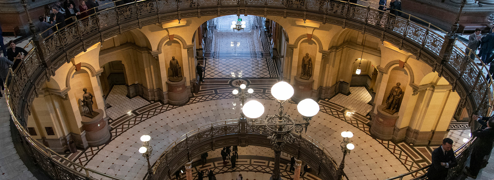 Interior of Illinois State Capitol
