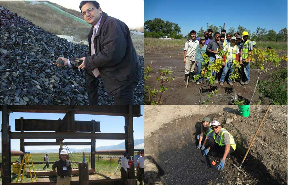 people working on civil infrastructure