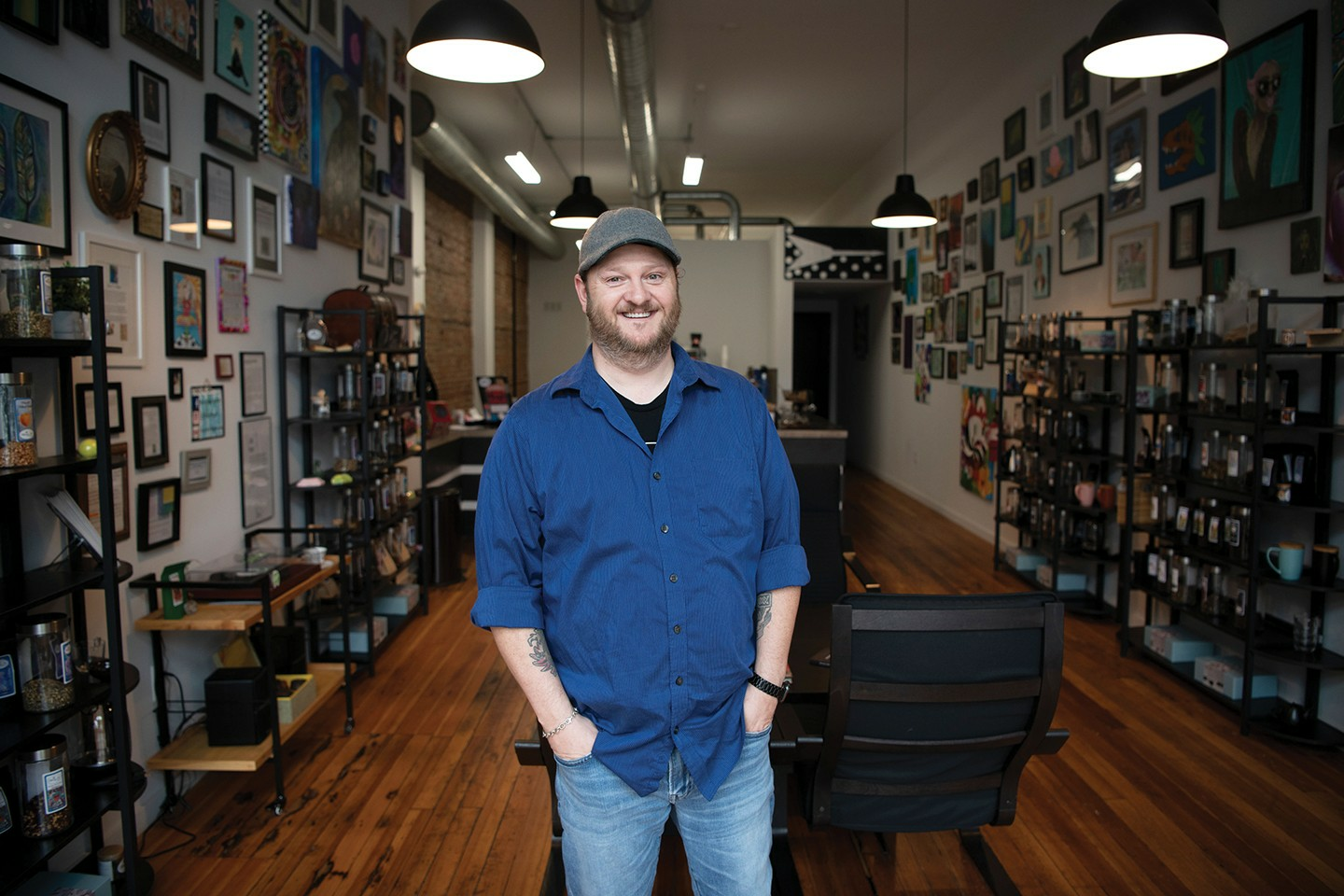 Gordon Davis, owner of Whimsy Tea