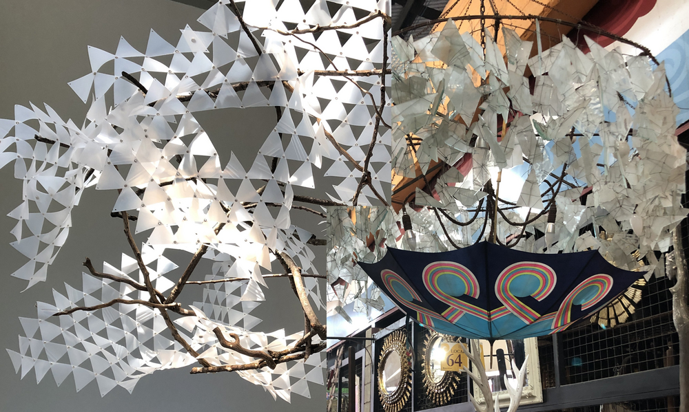 Heather Brammeier's Tree of Light with Umbrella artwork