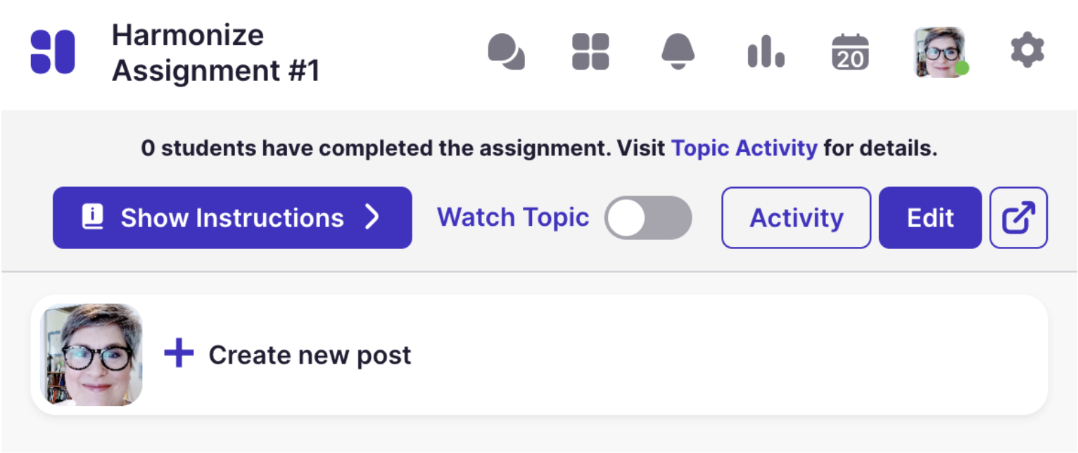 harmonize screen shot