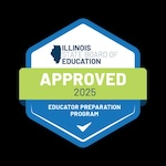 Image noting approval from the Illinois State Board of Education