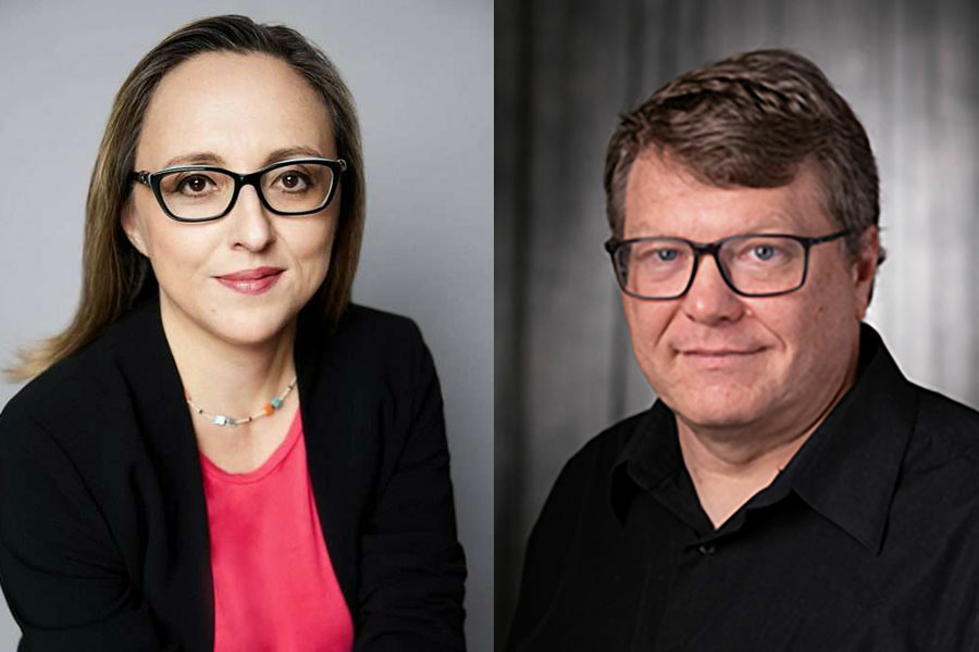 Alexandra Fillindra and John Transue