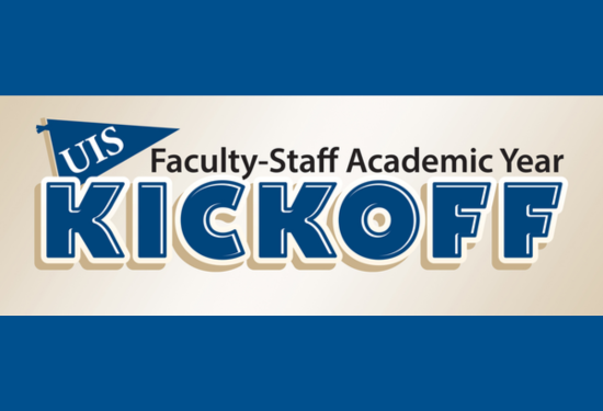 Faculty-Staff Academic Year Kickoff banner with UIS logo.