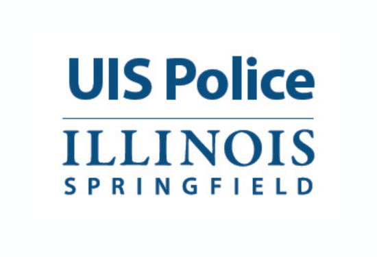 UIS Police, Illinois Springfield logo.