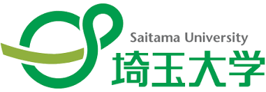 Saitama University logo, green text with Japanese characters 