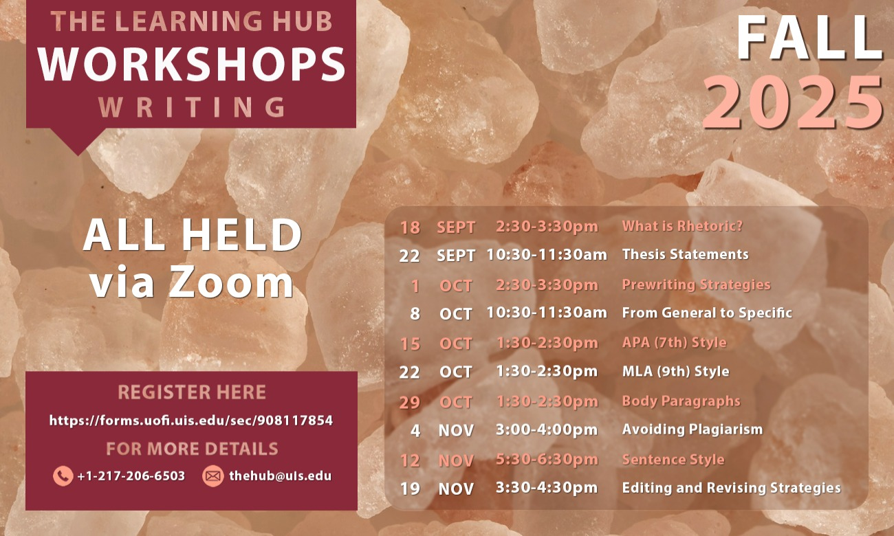 Writing Workshop: APA (7th) Style