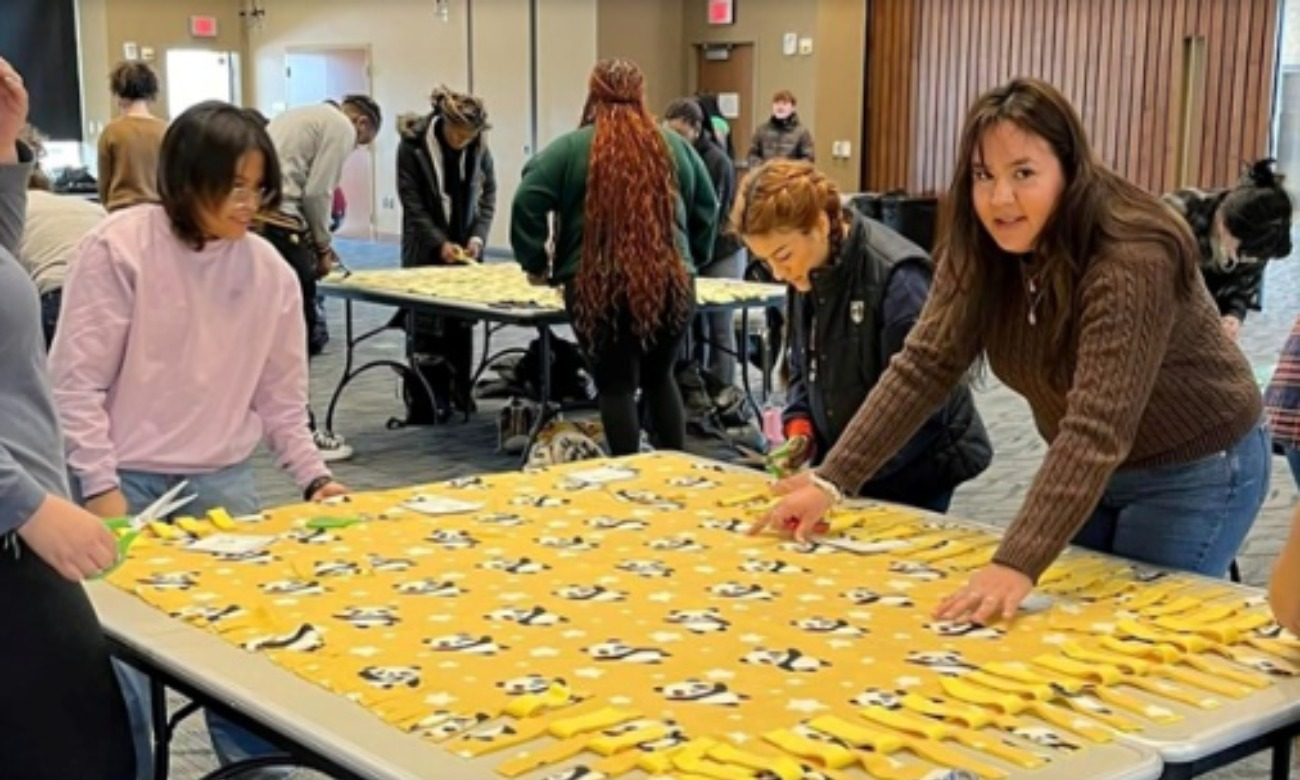 Fleece and Thank You - Blanket Making Project 