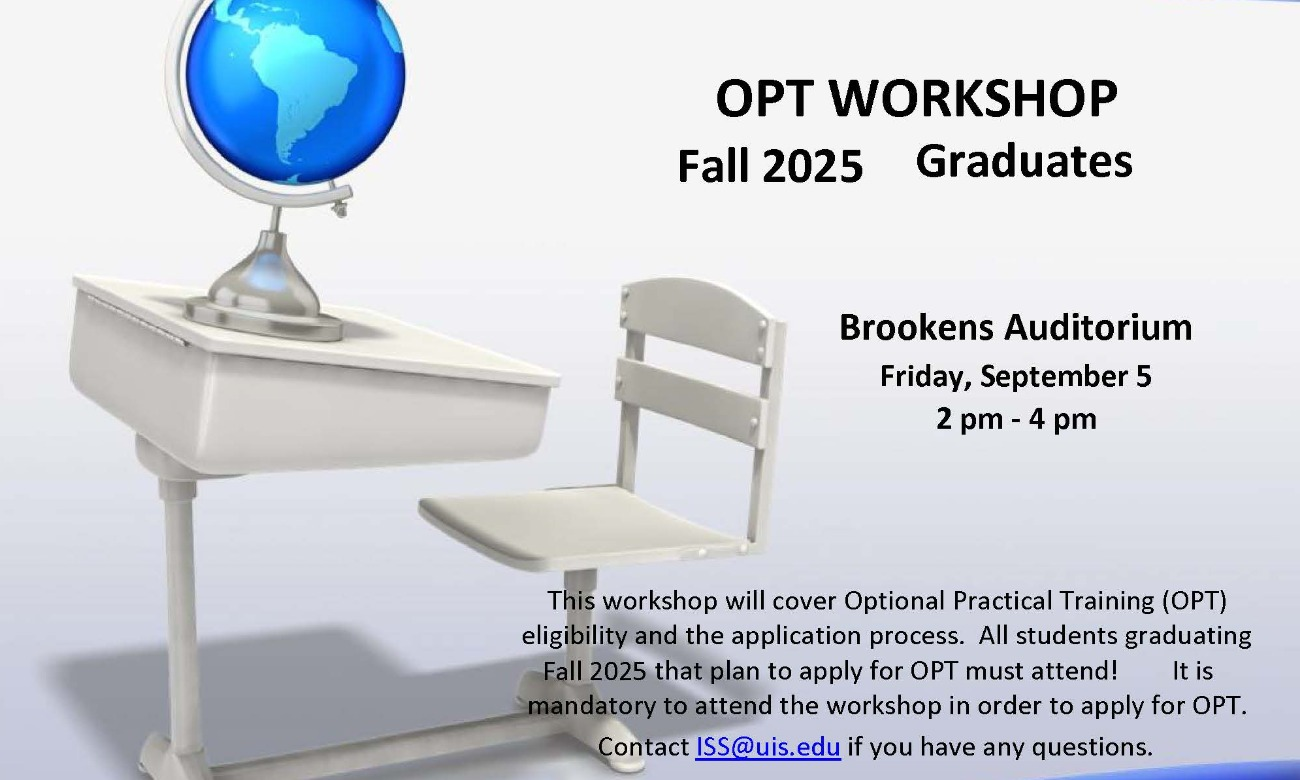 OPT Workshop for Fall 2025 Graduates