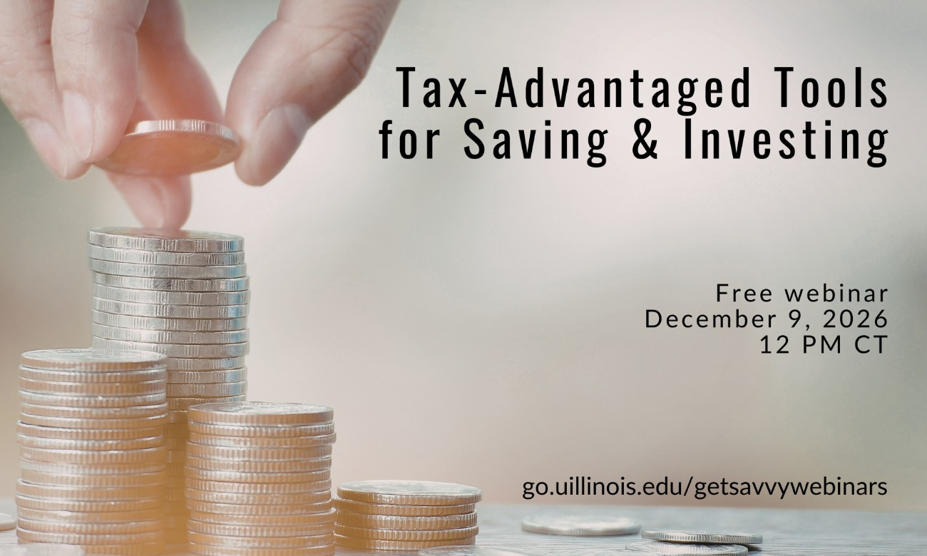 Tax-Advantaged Tools for Saving & Investing - Free Webinar