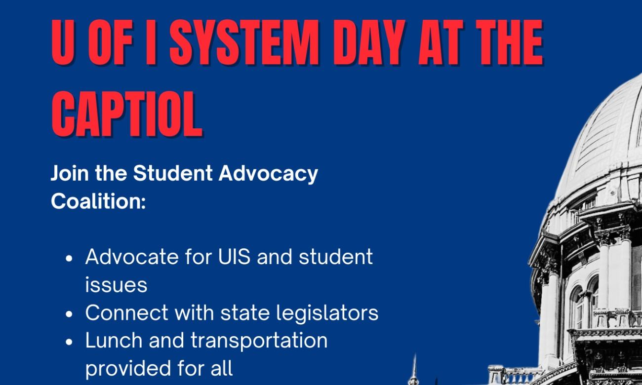 Tabling for U of I System Lobby Day!