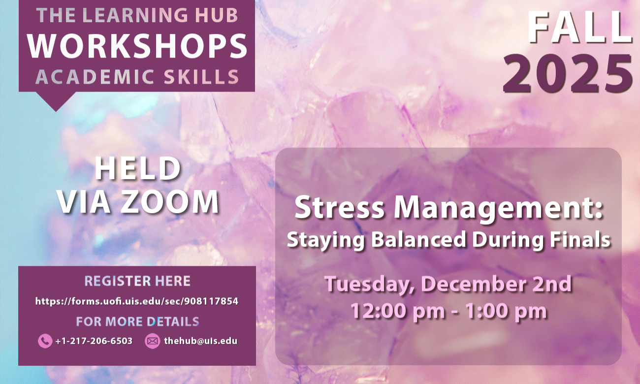 Academic Skills Workshop: Stress Management