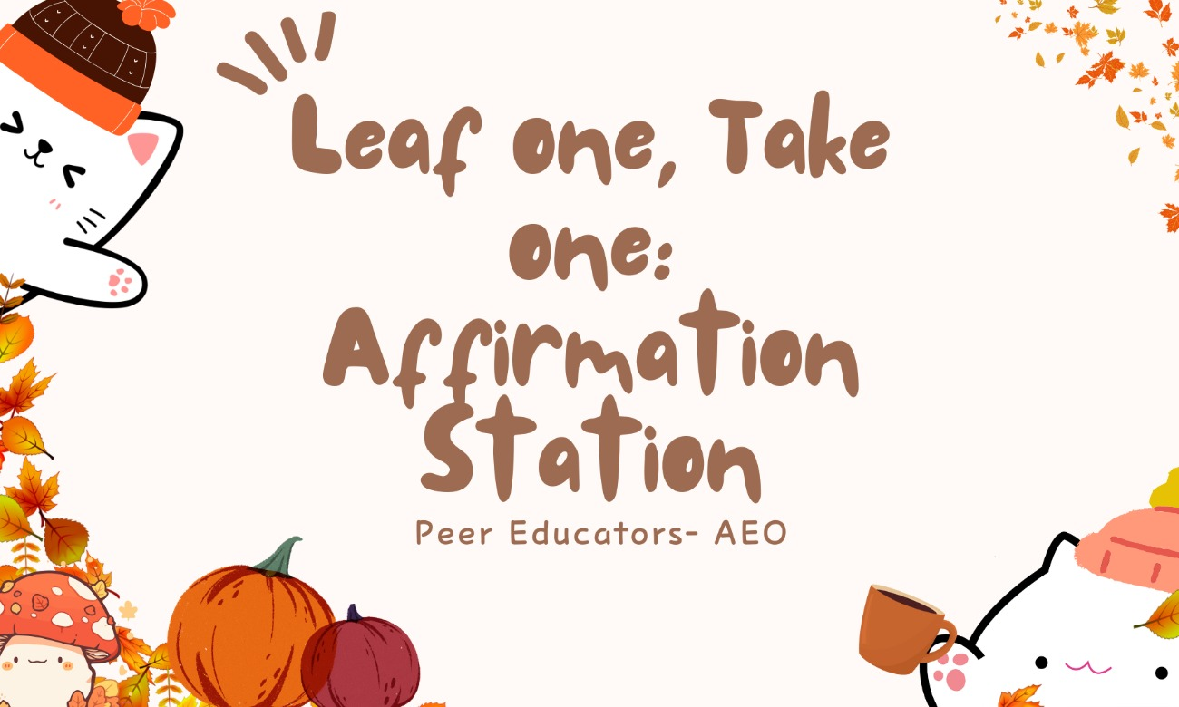 Leaf One, Take One: Affirmation Station