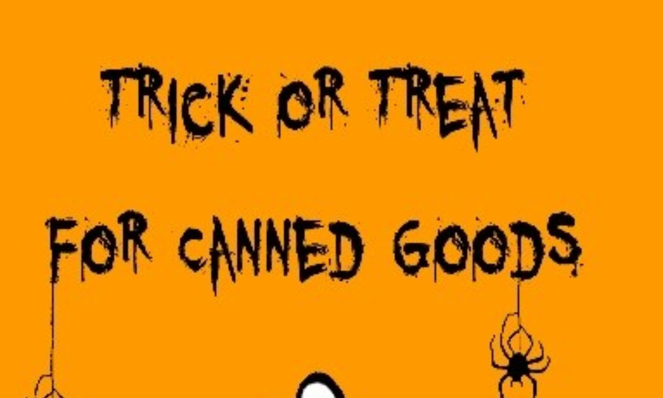 Trick or Treat for Canned Goods Collection Party
