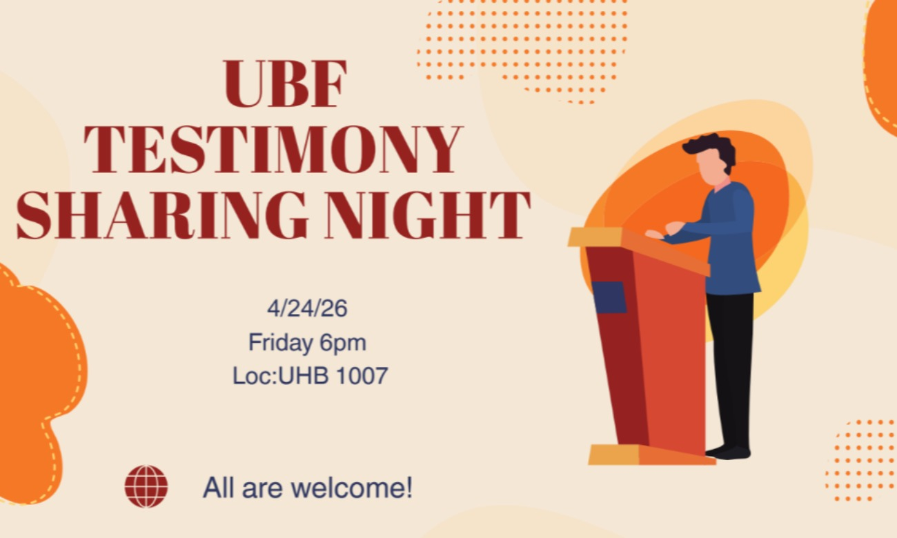 UBF Testimony Sharing Night